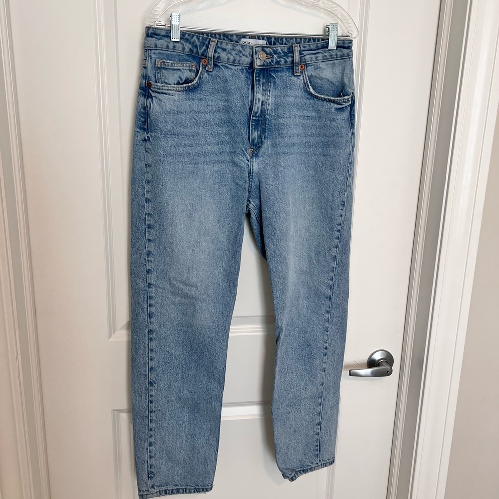 High rise Zara straight jeans